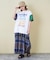 32/-ピーチ起毛 天竺 オゾン加工 ビッグ Tシャツ