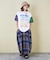 32/-ピーチ起毛 天竺 オゾン加工 ビッグ Tシャツ