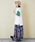 32/-ピーチ起毛 天竺 オゾン加工 ビッグ Tシャツ