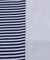 21/-天竺 無地 × ボーダー ミックス 切替 Tシャツ
