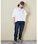 26/-天竺 パウダー加工 2WAY スリーブ Tシャツ
