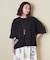 26/-天竺 パウダー加工 2WAY スリーブ Tシャツ
