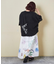 26/-天竺 パウダー加工 2WAY スリーブ Tシャツ