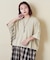 26/-天竺 パウダー加工 2WAY スリーブ Tシャツ
