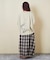 26/-天竺 パウダー加工 2WAY スリーブ Tシャツ