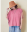 26/-天竺 パウダー加工 2WAY スリーブ Tシャツ