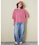 26/-天竺 パウダー加工 2WAY スリーブ Tシャツ