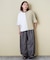 26/-天竺 パウダー加工 2WAY スリーブ Tシャツ