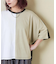 26/-天竺 パウダー加工 2WAY スリーブ Tシャツ