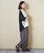 26/-天竺 パウダー加工 2WAY スリーブ Tシャツ