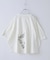 26/-天竺 パウダー加工 2WAY スリーブ Tシャツ