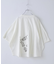 26/-天竺 パウダー加工 2WAY スリーブ Tシャツ