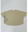 26/-天竺 パウダー加工 2WAY スリーブ Tシャツ