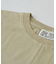 26/-天竺 パウダー加工 2WAY スリーブ Tシャツ