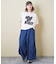 パウダー加工 ロゴプリント Tシャツ
