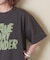 パウダー加工 ロゴプリント Tシャツ