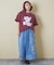 パウダー加工 ロゴプリント Tシャツ