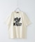 パウダー加工 ロゴプリント Tシャツ
