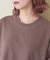 ピグメント染め 無地 ビッグ Tシャツ