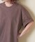 ピグメント染め 無地 ビッグ Tシャツ