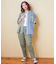 デニム × ヒッコリー ワーク シャツ