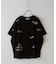 天竺 ランダム 刺繍 Tシャツ