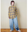 微起毛 チェック レギュラー シャツ