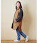中綿 キルト バックプリント ビッグ ブルゾン