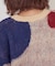 モヘアタッチ ニット ジャガード マーブル柄 プルオーバー