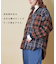 ネル チェック 切替 ビッグシャツ