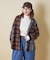 ネル チェック 切替 ビッグシャツ