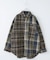 ネル チェック 切替 ビッグシャツ