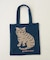 リサイクル ニット アニマル柄 ジャガード トートバッグ