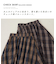 チェック バルーンスカート