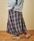 チェック バルーンスカート