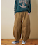 微起毛 ツイル バルーン パンツ