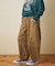 微起毛 ツイル バルーン パンツ