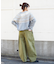 微起毛 ツイル バルーン パンツ