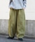 微起毛 ツイル バルーン パンツ