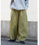 微起毛 ツイル バルーン パンツ