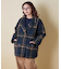 ツイード チェック ダブルコート