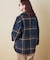 ツイード チェック ダブルコート