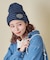 リブ編み ニット キャップ