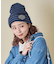 リブ編み ニット キャップ