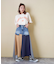 デニム × ジャージ クレイジー スカート