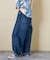 11オンス デニム ワイド バルーンパンツ