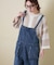 デニム サロペットパンツ