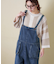 デニム サロペットパンツ