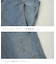 綿麻 スラブ デニム ワーク パンツ