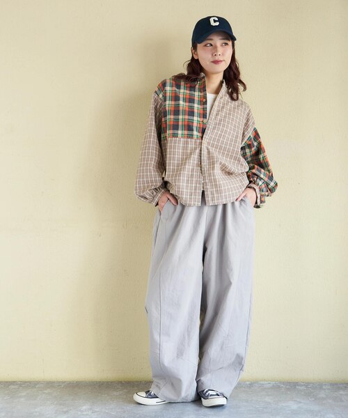 イージー ワイドパンツ｜キューブシュガーの通販｜&mall（アンドモール
